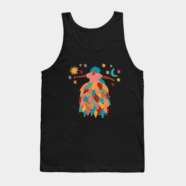 Tropical dance Tank Top by Zonizom